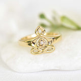 Mother & Child Celtic Knot Symbol Ring