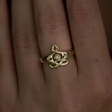 Mother & Child Celtic Knot Symbol Ring