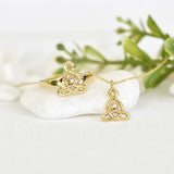 Mother & Child Celtic Knot Symbol Ring