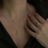 Mother & Child Celtic Knot Symbol Ring