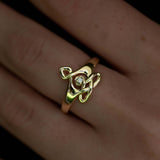 Mother & Child Celtic Knot Symbol Ring