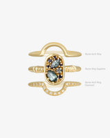 Illume Ring Teal Sapphire | Temple of the Sun