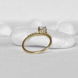 Solitaire Diamond Engagement Ring