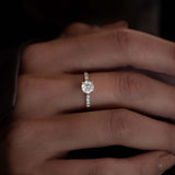Solitaire Diamond Engagement Ring