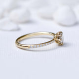 Classic Solitaire Round Diamond Ring