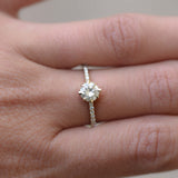 Classic Solitaire Round Diamond Ring