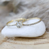 Pave Setting Diamonds Wedding Ring