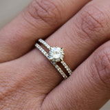 Classic Solitaire Round Diamond Ring