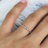 Elegant Distance Diamond Ring