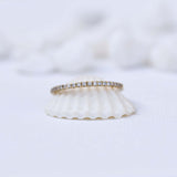 Pave Setting Diamonds Wedding Ring