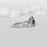 Kite Salt and Pepper Diamond Ring