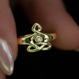 Mother & Child Celtic Knot Symbol Ring