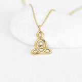 Mother & Child Celtic Knot Symbol Necklace