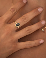 Illume Ring Teal Sapphire | Temple of the Sun
