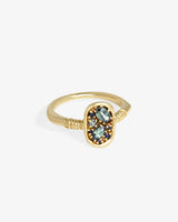 Illume Ring Teal Sapphire | Temple of the Sun