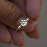 Infinite Trio Ring with 0.6c diamond