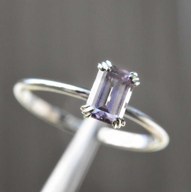 Petals Purple & Pink Emerald Spinel Ring